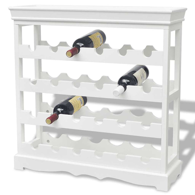 Dulap pentru sticle de vin Abreu, alb