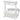 Suport pentru reviste Melrose, alb