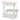 Suport pentru reviste Melrose, alb