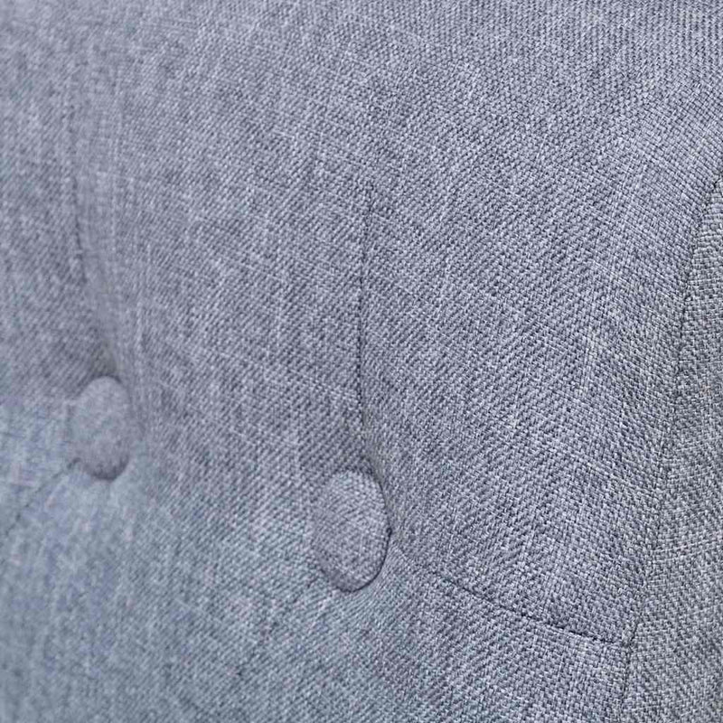 Scaune de bucătărie pivotante, 4 buc., gri deschis, textil