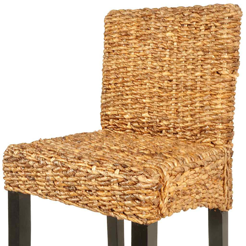 Scaune de bar, 2 buc., abaca