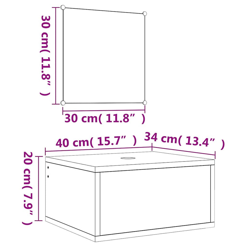 Set de mobilier de baie cu 2 piese, lemn prelucrat negru