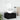 Set de mobilier de baie cu 2 piese, lemn prelucrat negru