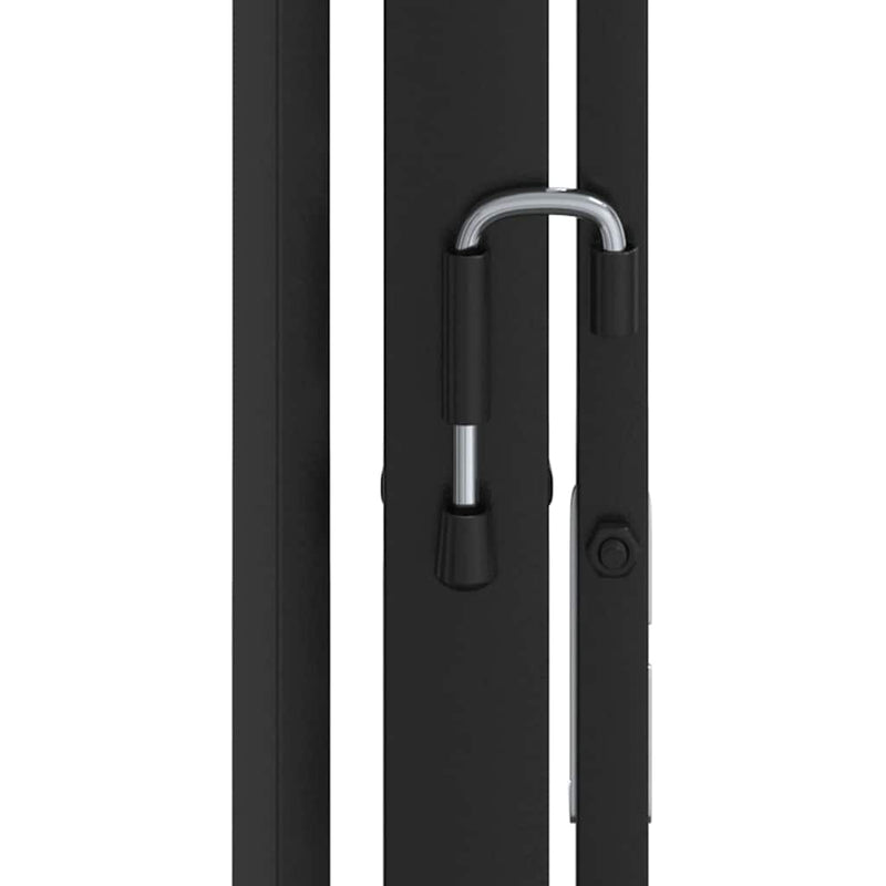 Gard de protecție din oțel pentru șemineu, Negru