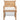 Set mobilier bistro cu perne, 3 piese, bambus