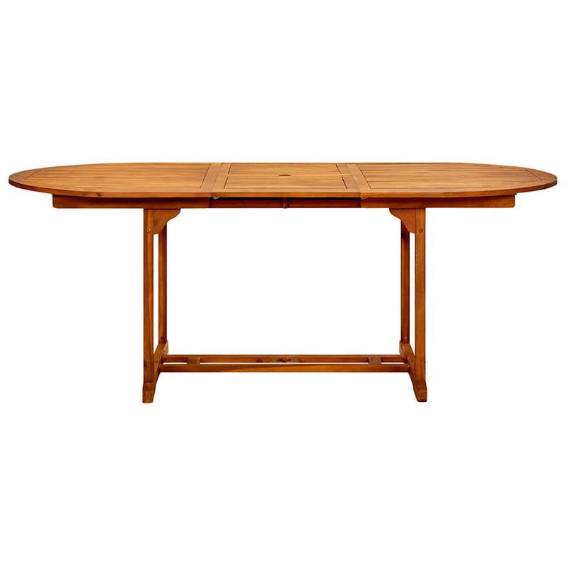 Masă de grădină, (150-200) x 100 x 75 cm, lemn masiv de acacia