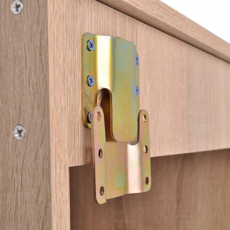 Set mobilier baie, 3 piese, bej, cu chiuvetă