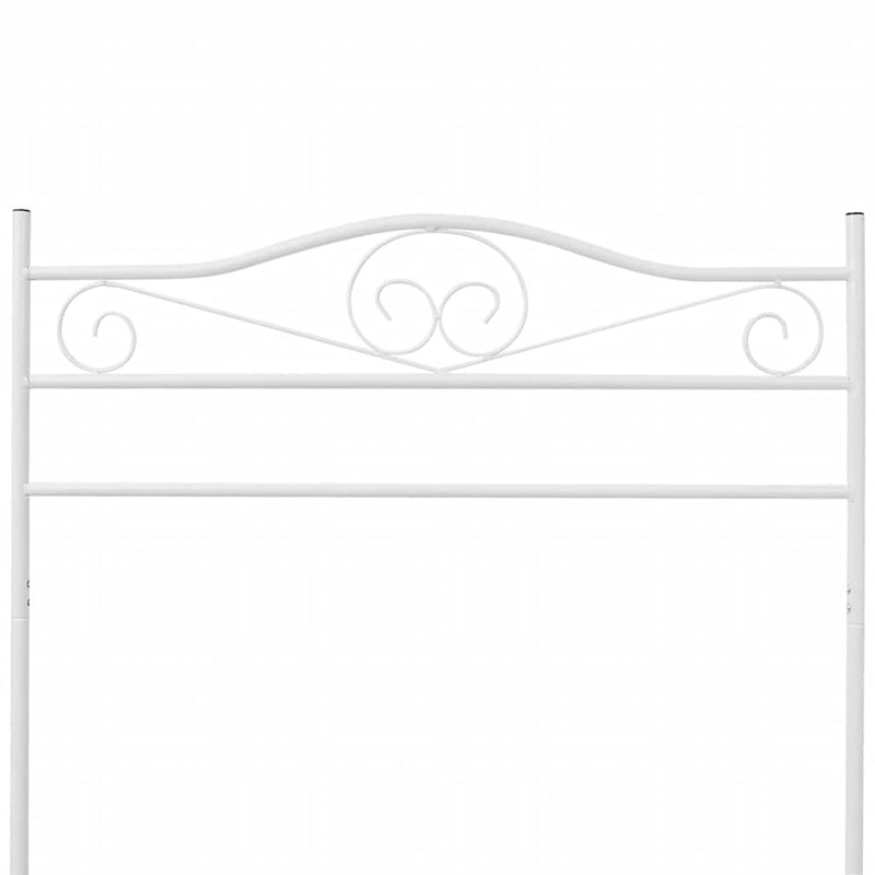 Organizator îmbrăcăminte, oțel, alb