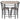 Set mobilier bar mic dejun, MDF