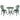 Set mobilier de bistro, 3 piese, verde, aluminiu turnat