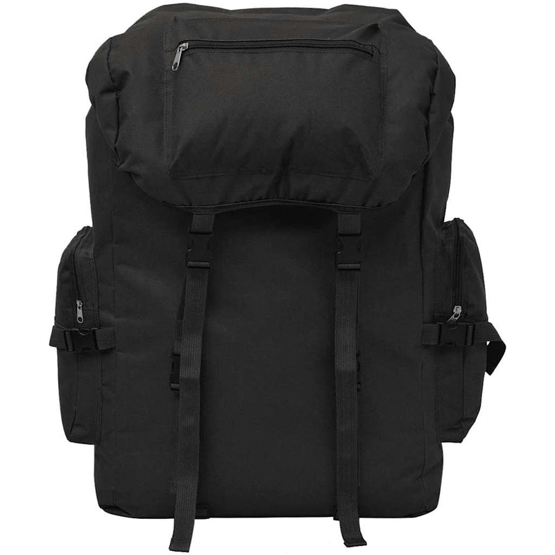 Rucsac în stil militar 65L, Negru