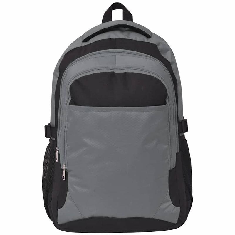 Rucsac pentru școală, 40 L, negru și gri