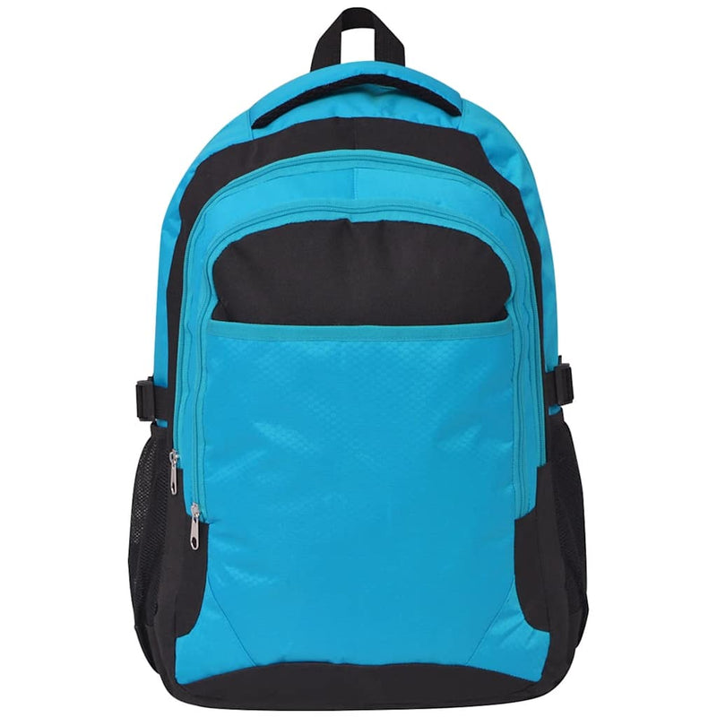 Rucsac pentru școală, 40 L, negru și albastru
