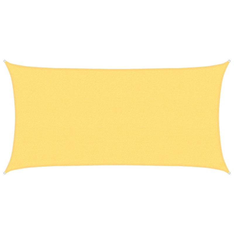 Pânză parasolar dreptunghiulară, HDPE, 2 x 4 m, Bej