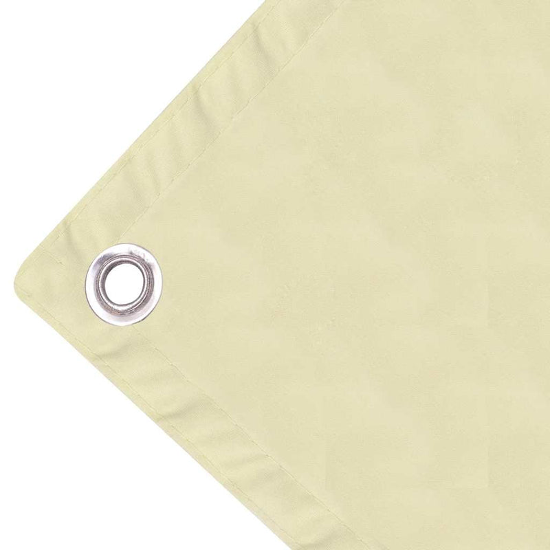 Prelată pentru balcon, material textil oxford, 90x400 cm, crem