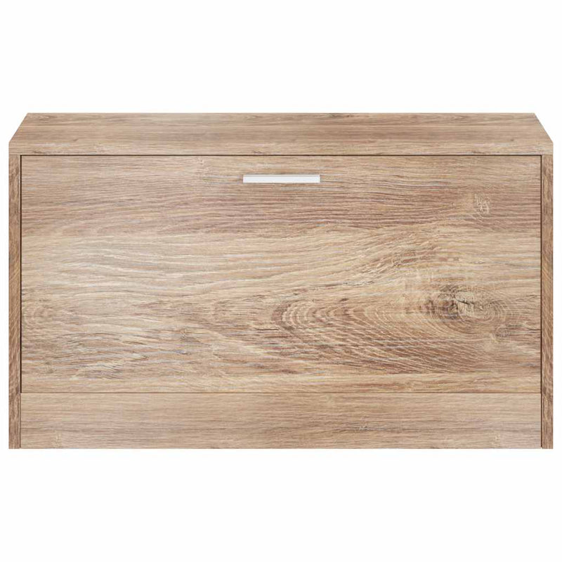 Banchetă de stocare pantofi, 80x24x45 cm, culoarea stejarului