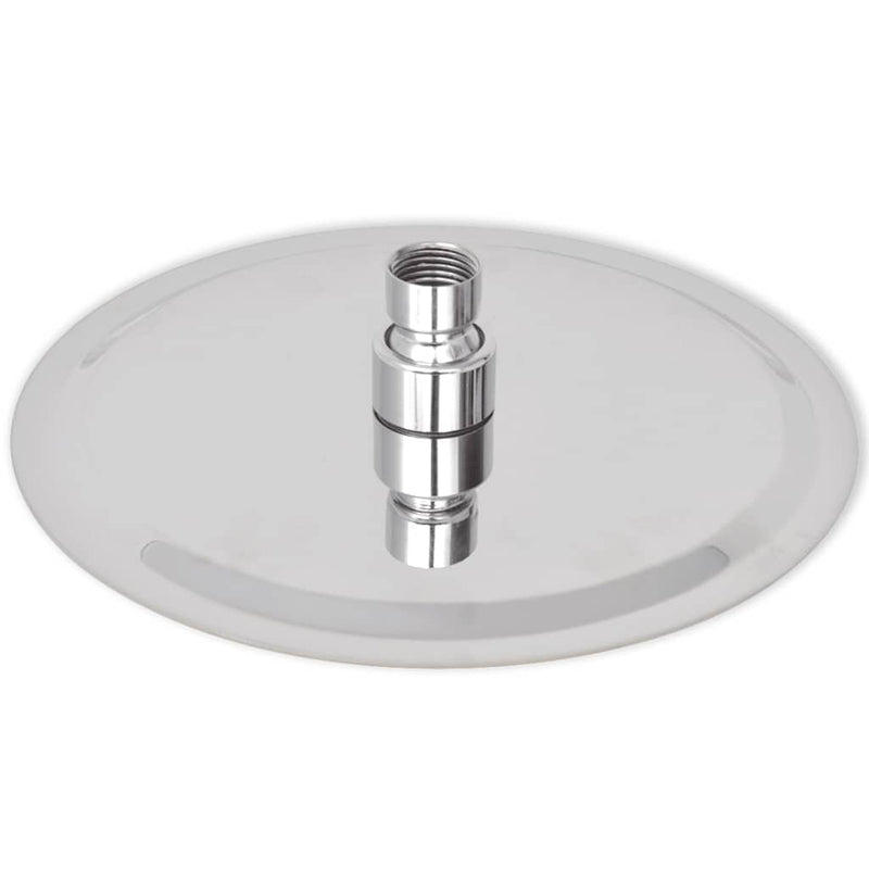 Cap de duș rotund tip ploaie, oțel inoxidabil, 20 cm