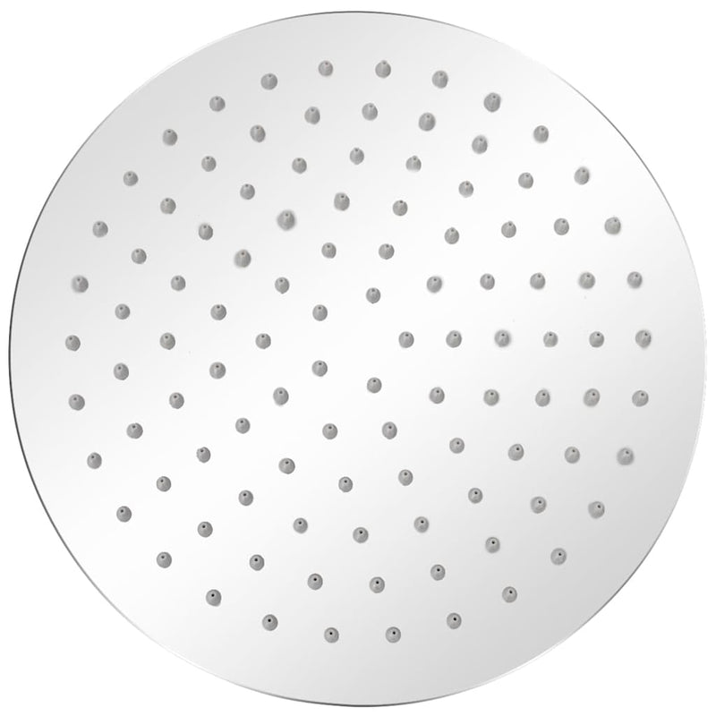 Cap de duș rotund tip ploaie, oțel inoxidabil, 25 cm