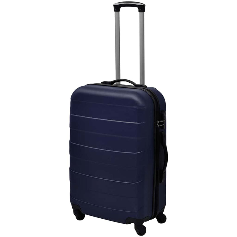 Set valize rigide, albastru, 3 buc., 45,5/55/66 cm