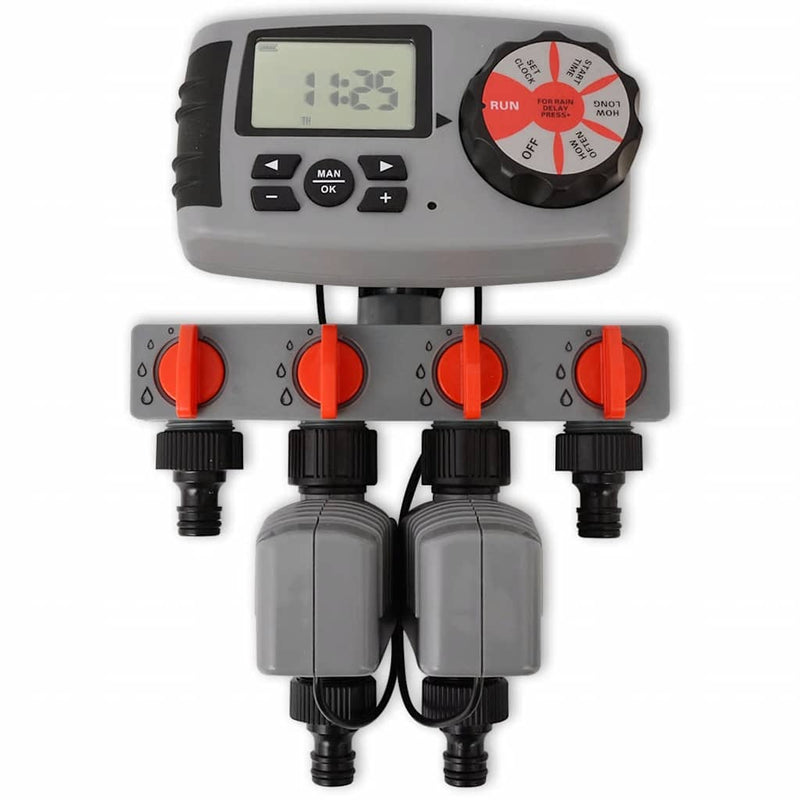 42352 Timer automat de irigare cu 4 stații 3 V