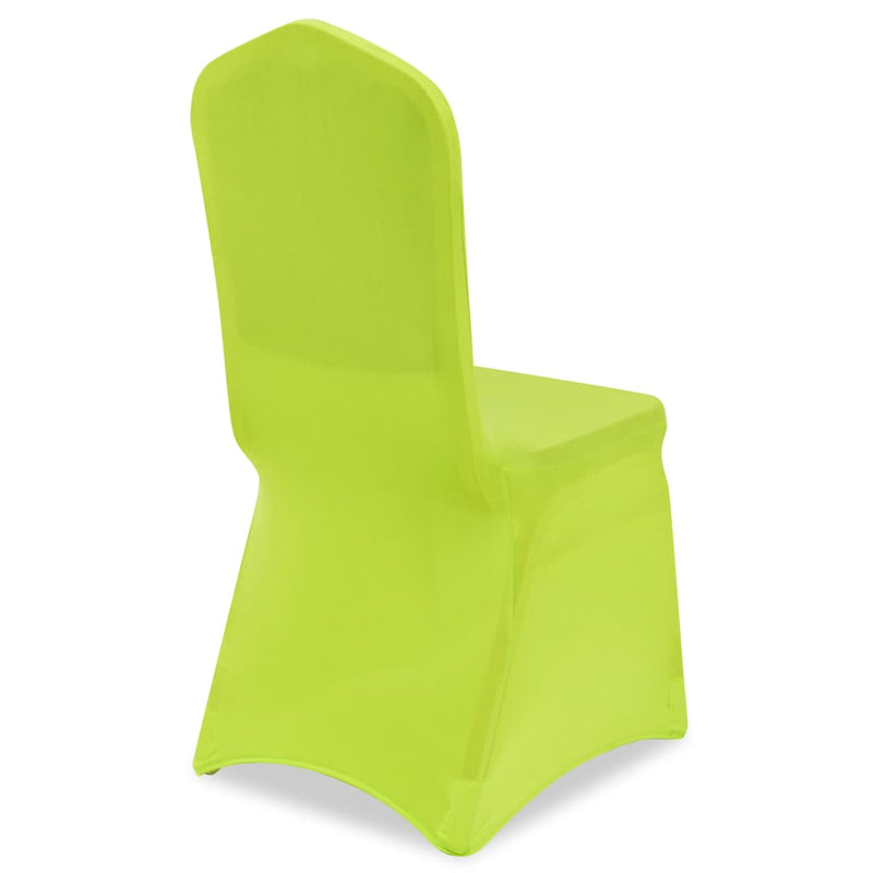 Husă de scaun elastică, 6 buc., verde