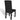 Huse de scaun elastice drepte, 4 buc., negru