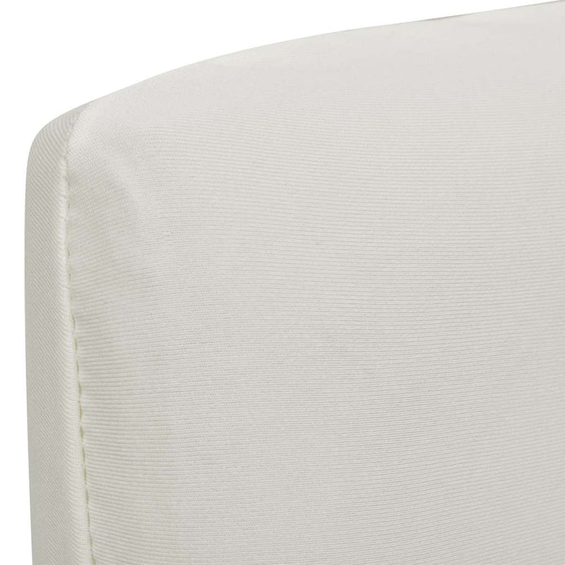 Huse de scaun elastice drepte, 4 buc., crem