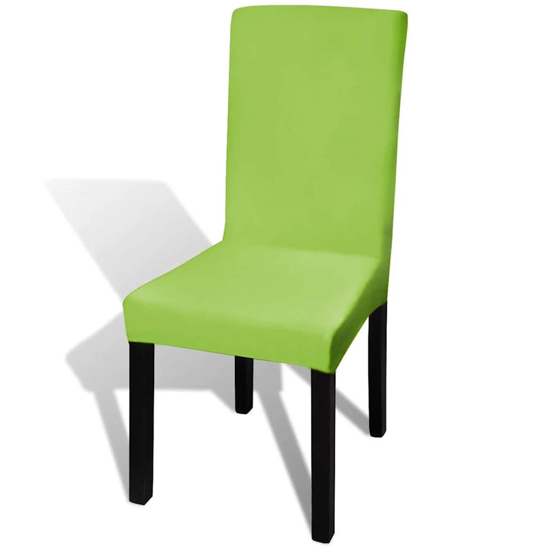 Huse de scaun elastice drepte, 4 buc., verde