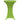 Husă elastică pentru masă, 2 buc., verde, 70 cm