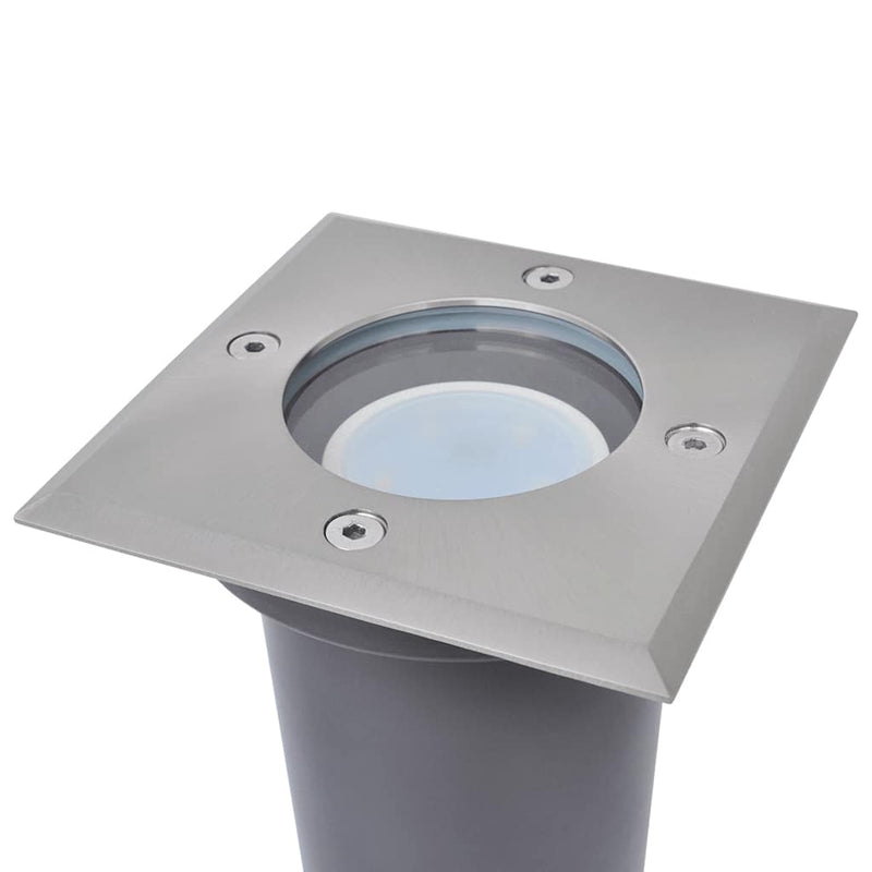 Corpuri de iluminat LED pentru sol 3 buc pătrate