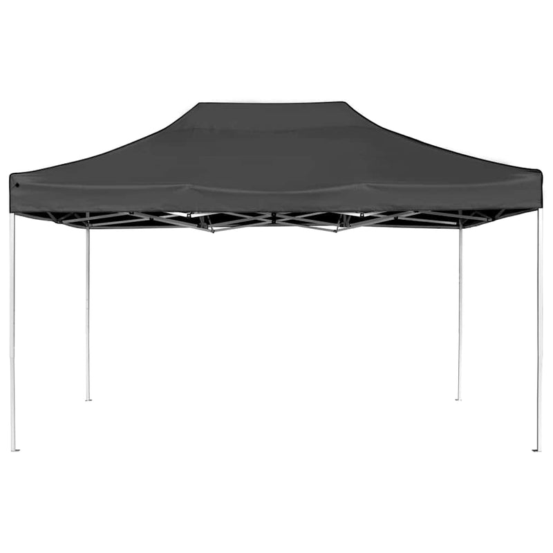 Cort de petrecere pliabil profesional antracit 4,5x3 m aluminiu
