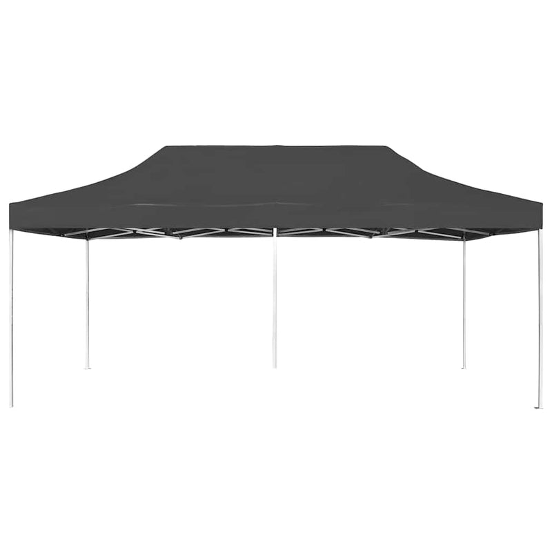 Cort de petrecere pliabil profesional, antracit, 6x3m, aluminiu