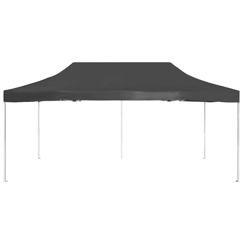 Cort de petrecere pliabil profesional, antracit, 6x3m, aluminiu