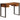 Birou cu 2 sertare, 110 x 50 x 77 cm, lemn masiv de acacia