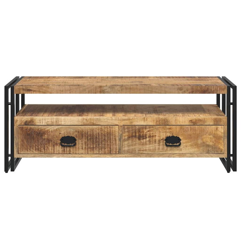 Comodă TV, 120 x 35 x 45 cm, lemn masiv de mango