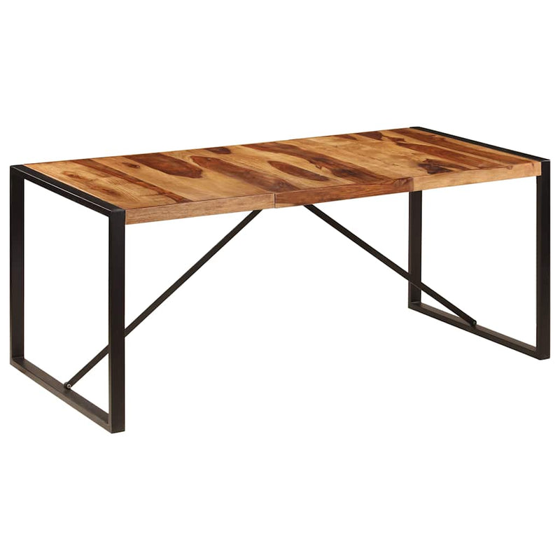 Masă de bucătărie, 180 x 90 x 75 cm, lemn masiv de acacia