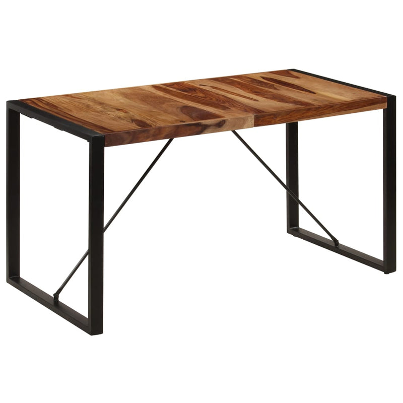 Masă de bucătărie, 140 x 70 x 75 cm, lemn masiv de acacia