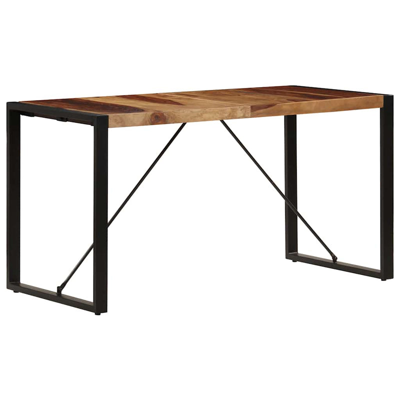 Masă de bucătărie, 140 x 70 x 75 cm, lemn masiv de acacia