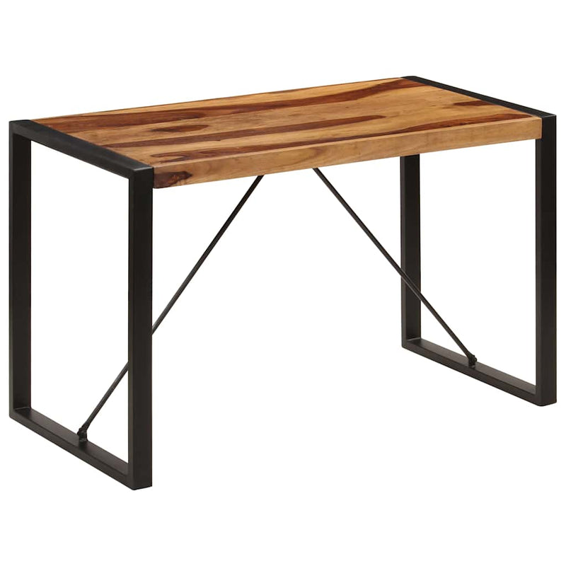 Masă de bucătărie, 120 x 60 x 76 cm, lemn masiv de acacia