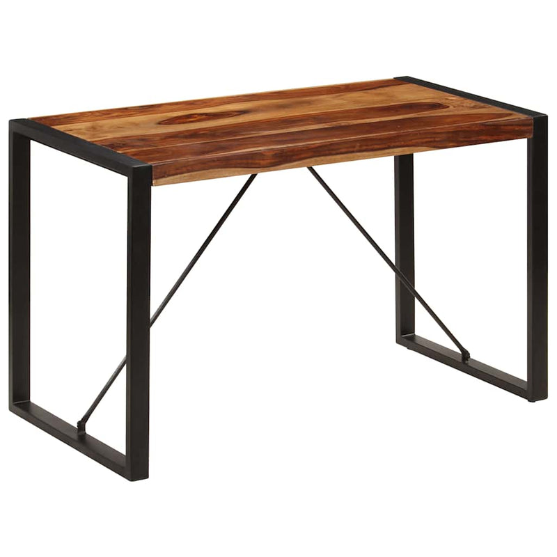Masă de bucătărie, 120 x 60 x 76 cm, lemn masiv de acacia