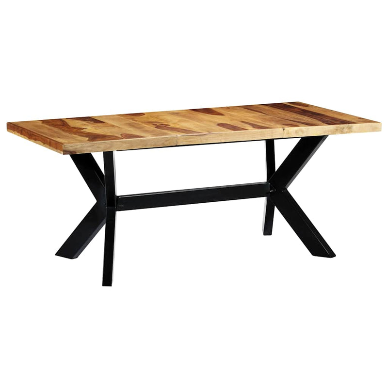 Masă de bucătărie, 180 x 90 x 75 cm, lemn masiv de acacia