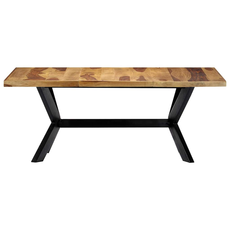 Masă de bucătărie, 180 x 90 x 75 cm, lemn masiv de acacia