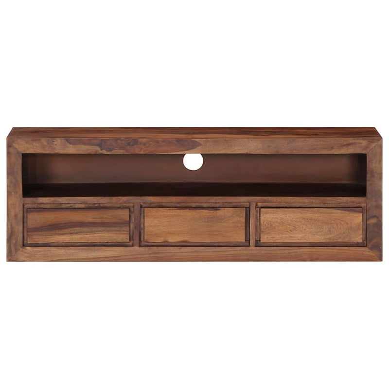 Comodă TV, 120x30x40 cm, lemn masiv de acacia