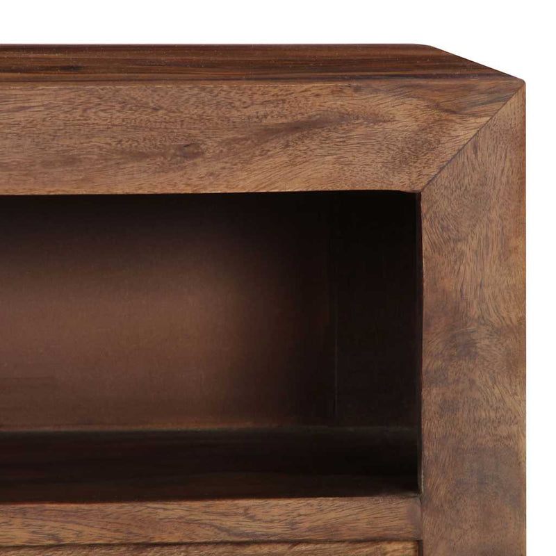 Comodă TV, 120x30x40 cm, lemn masiv de acacia
