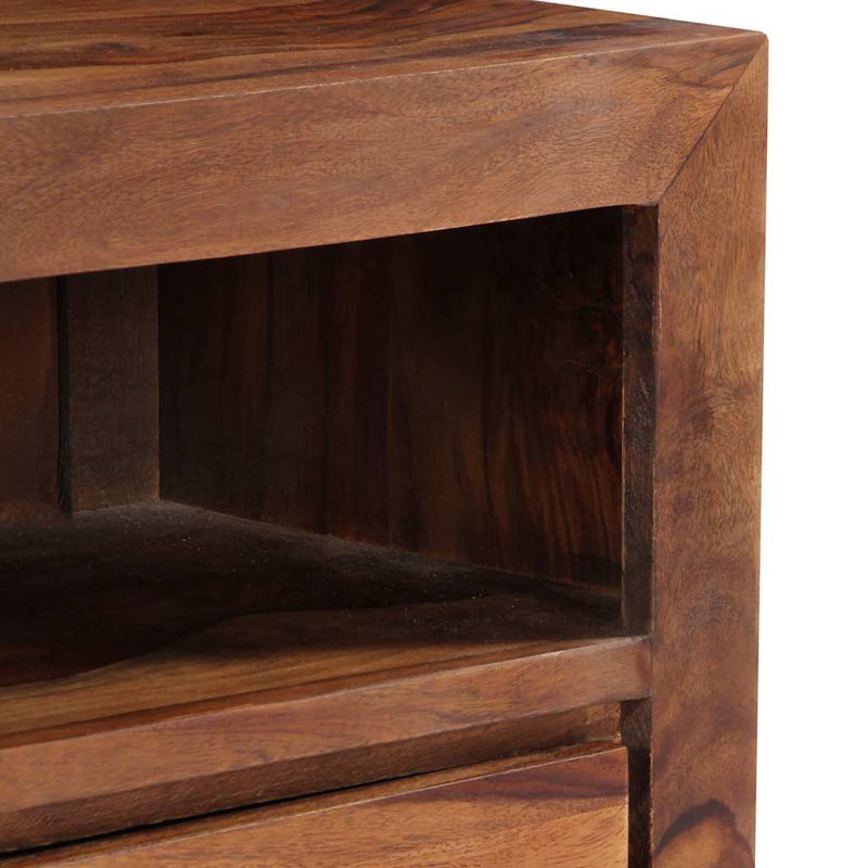 Comodă TV, 120x30x40 cm, lemn masiv de acacia