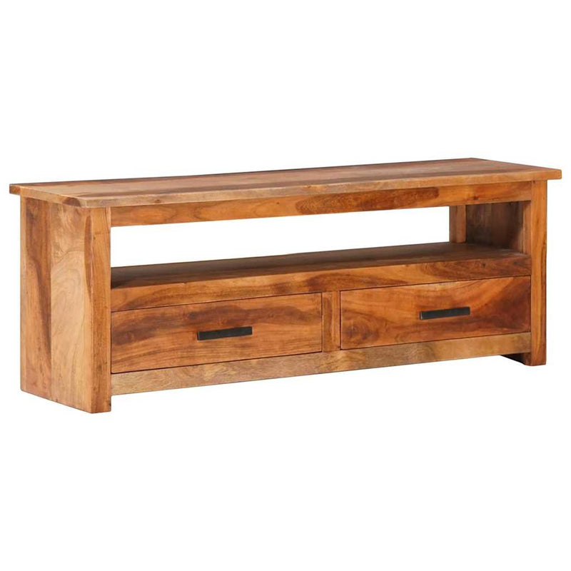 Dulap TV, 118x30x40 cm, lemn masiv