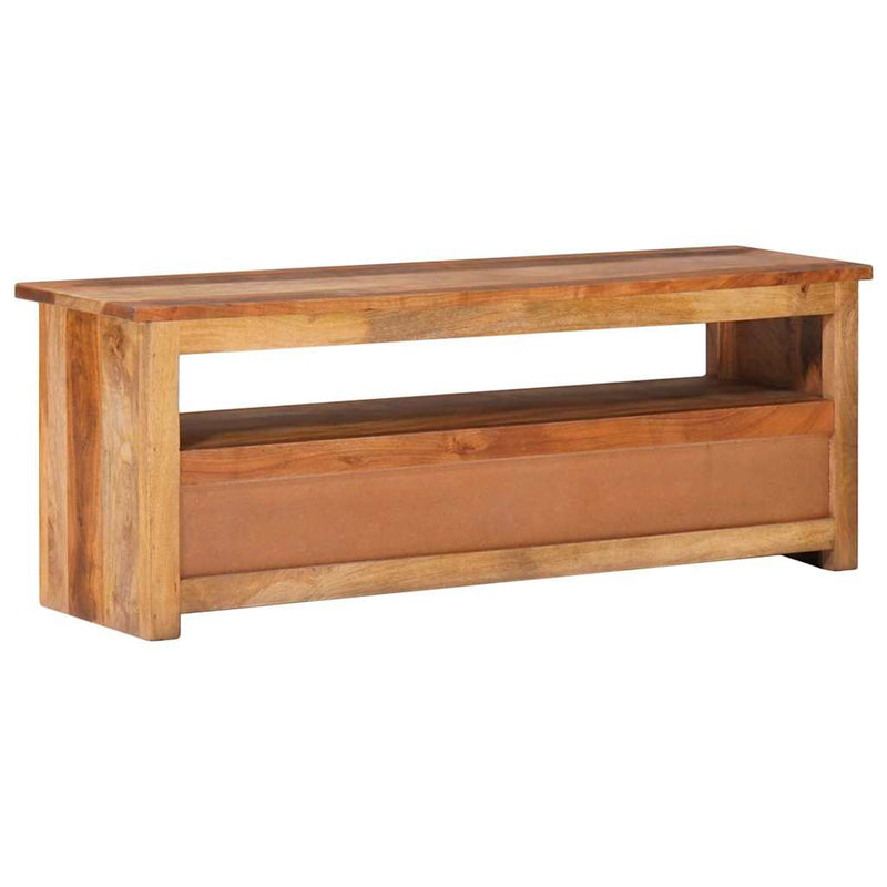 Dulap TV, 118x30x40 cm, lemn masiv