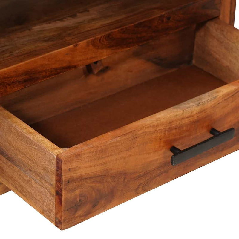Dulap TV, 118x30x40 cm, lemn masiv