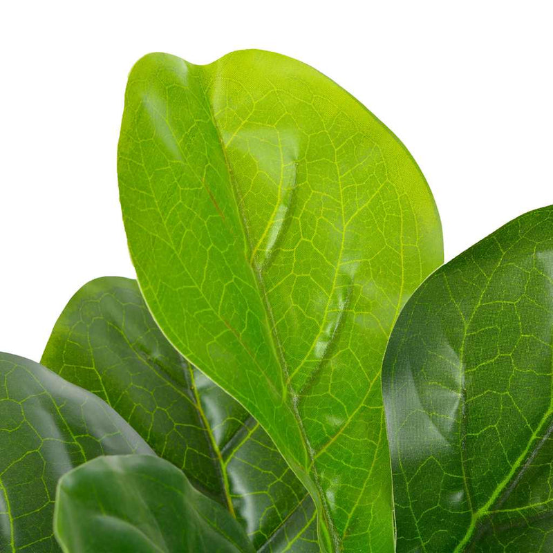 Plantă artificială ficus cu ghiveci, verde, 90 cm