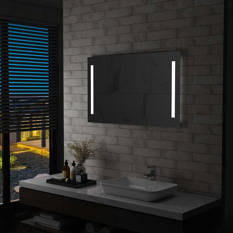 Oglindă cu LED pentru perete de baie, 100 x 60 cm